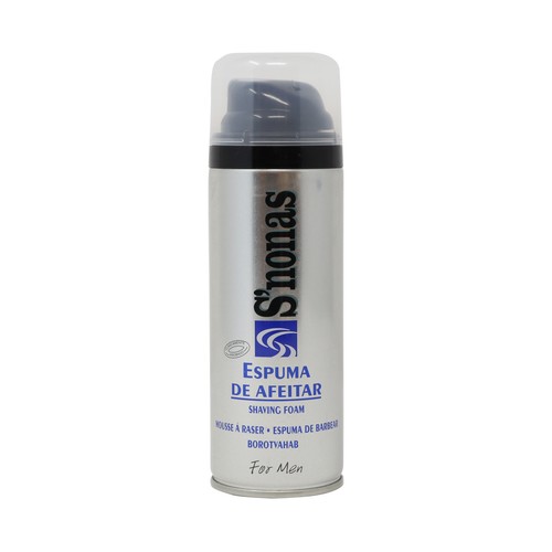 S´NONAS Espuma de afeitar con lanolina y glicerina S´NONAS 200 ml.