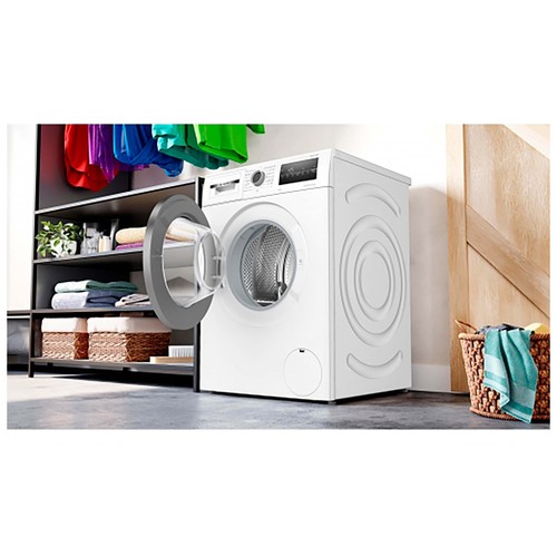 Lavadora BOSCH WAN 24267 8KG, Clasificación energética: C, 1200RPM, H: 84,8cm, A: 59,8cm, F: 55cm.