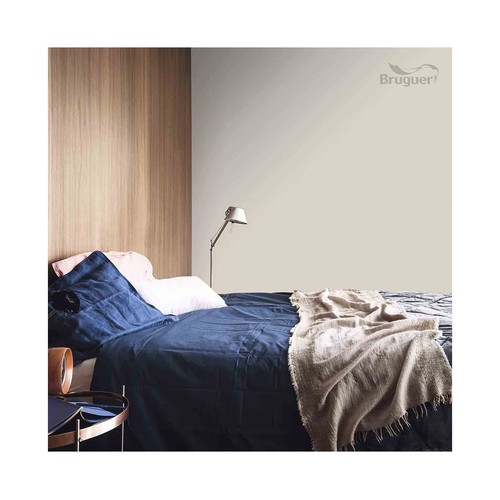 Pintura para paredes monocapa BRUGUER Colores del mundo Nepal Matiz de Beige, 4L.