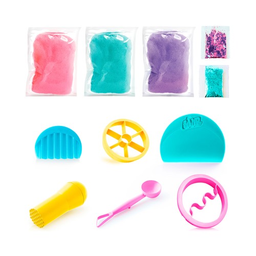 Kit Fábrica Arena Perfumada So Sand Dy …So Satisfying +6 Años CANAL TOYS