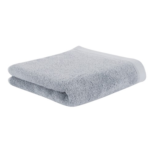 Toalla de baño de 600 gsm, color gris, ALCAMPO.