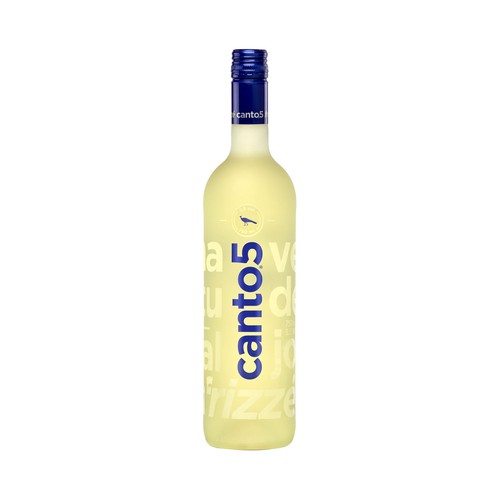 CANTO5 Frizzante blanco Verdejo con baja graduación alcohólica (5.5%) botella 75 cl.
