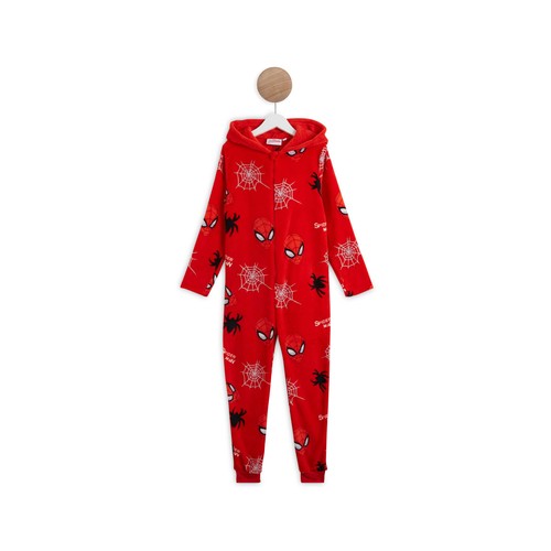Pijama Coral Fleece para niño SPIDERMAN, talla 10.