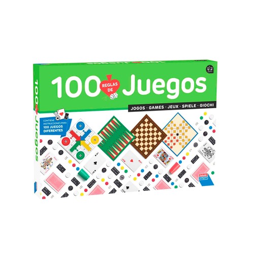 Juego de mesa 100 juegos reunidos, FALOMIR JUEGOS.