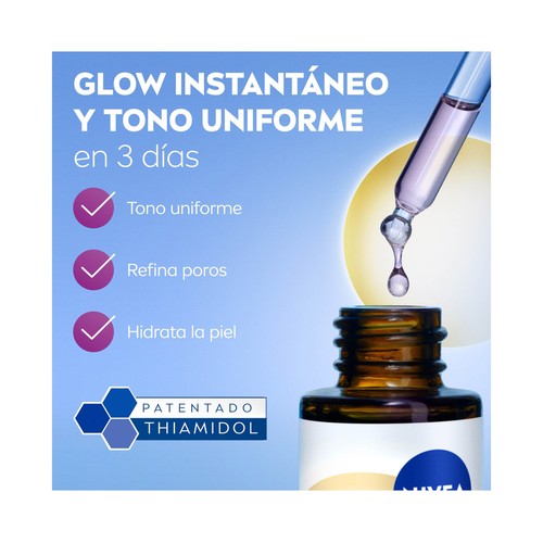 NIVEA Luminous 630 skin glow Sérum instatáneo hidratante y reductor de manchas 15 ml.