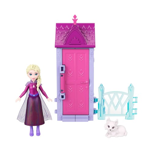 Disney Frozen Minis Casa Sorpresa de Arendelle Cdu, modelos surtidos, MATTEL