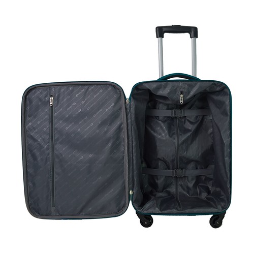 Maleta de cabina tipo trolley  4 ruedas air soft  55cm azul pato. AIRPORT