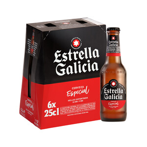Imagen de ESTRELLA GALICIA Especial Cervezas  pack de 6 botellines de 25 cl.