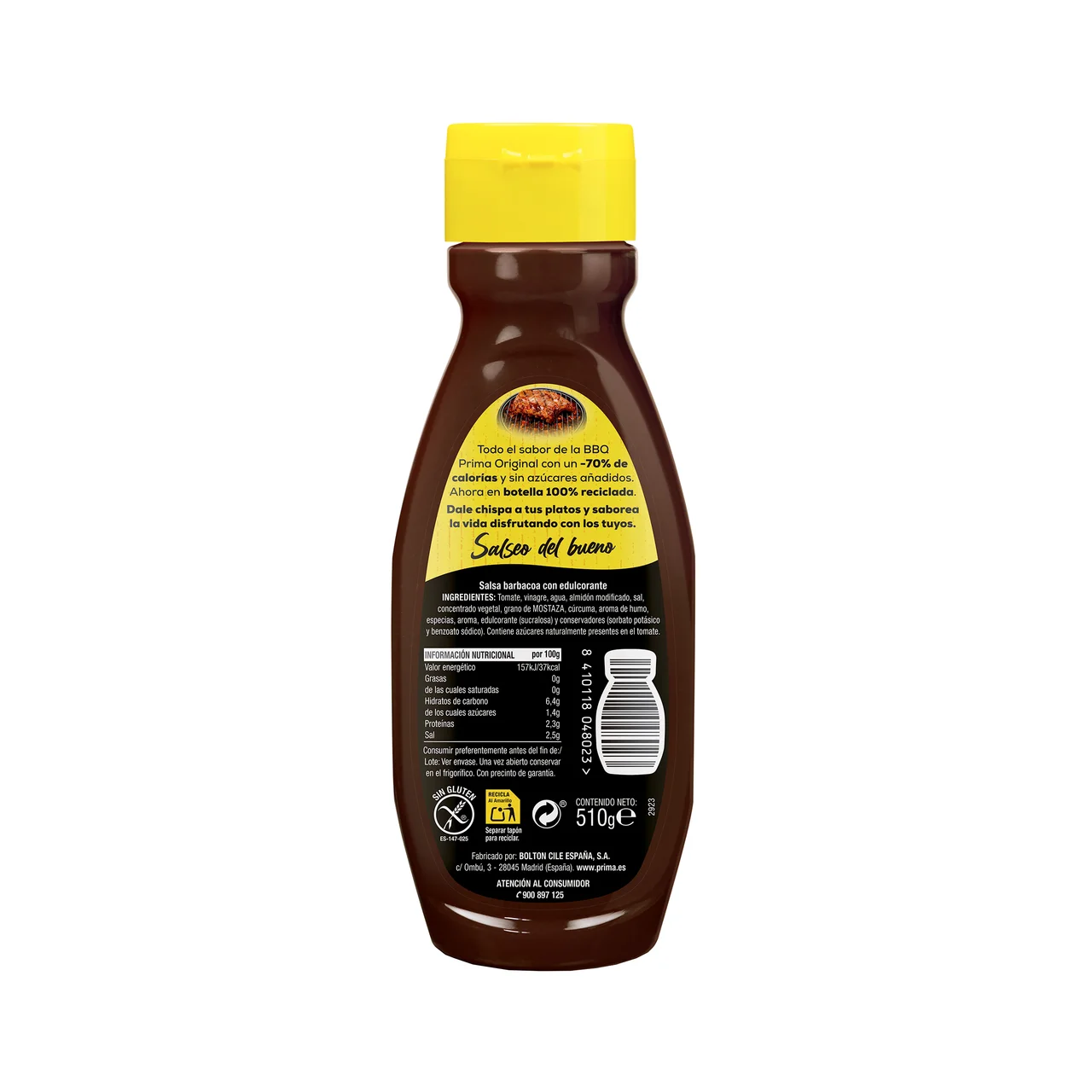 Salsa Barbacoa Cero 510 gr.