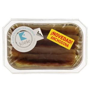 KIELE Filletes de sardina anchoada en salazón,anchodina KIELE 100 g.