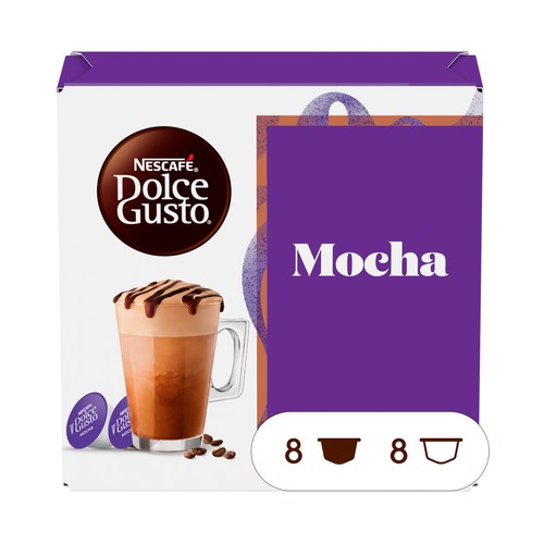 DOLCE GUSTO Café en cápsulas sabor Moka 16 uds.