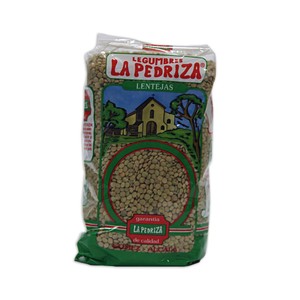 Lentejas verdina paquete de 1 kg.
