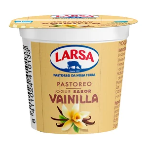 LARSA Yogur pastoreo con sabor a vainilla 125 g.