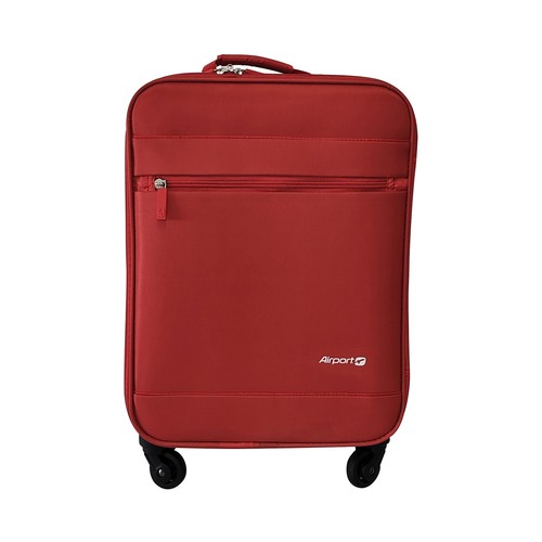 Maleta cabina tipo trolley talla S de tela, 4 ruedas, color cojor - Easy fly. AIRPORT