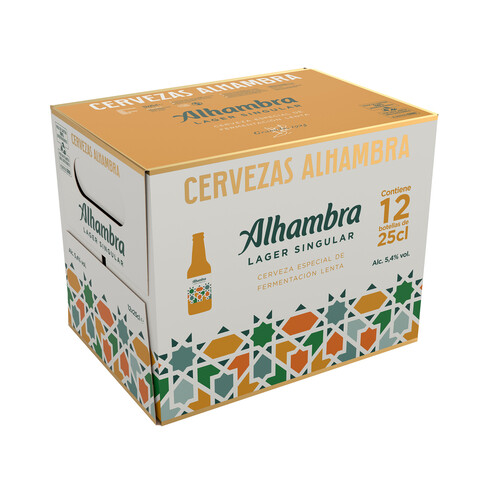 ALHAMBRA Especial Cerveza botella 12 x 25 cl.