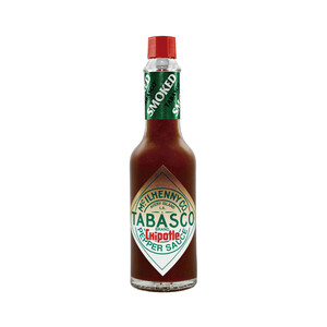 CHIPOTLE Salsa de tabasco con chiles ahumados bote 60 ml.