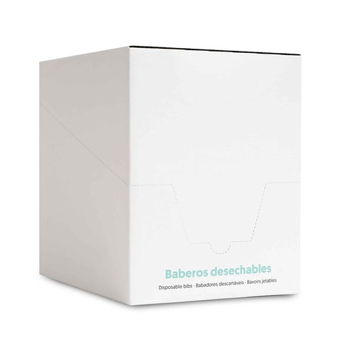 Pack de 10 baberos desechables e impermeables, INTERBABY.