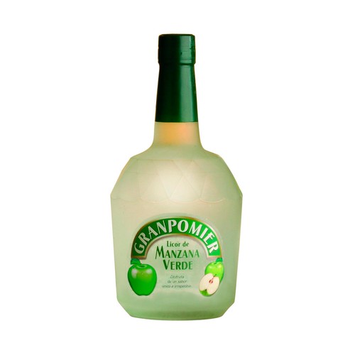 GRANPOMIER Licor de manzana verde GRANPOMIER botella de 70 cl.