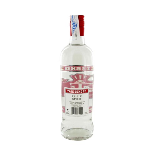 TARISKOFF Bebida espirituosa de vodka botella de 70 cl.