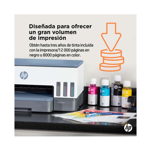 Impresora multifunción tinta HP Smart Tank 7006e 28B55A, WiFi, USB, HP Smart App.