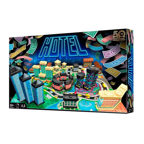 Juego de mesa Hotel nueva edición 50º aniversario, ASMODEE.