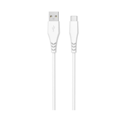 Cable USB A a USB C QILIVE 600183160 , longitud 1,2 metros, color blanco.