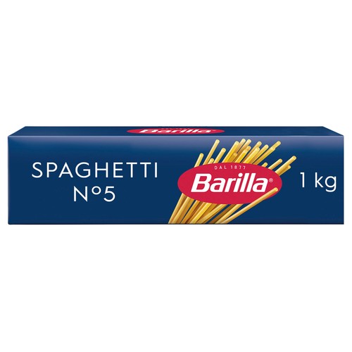 BARILLA Pasta Spaguetti N.5 (Espagueti) BARILLA 1 Kg.