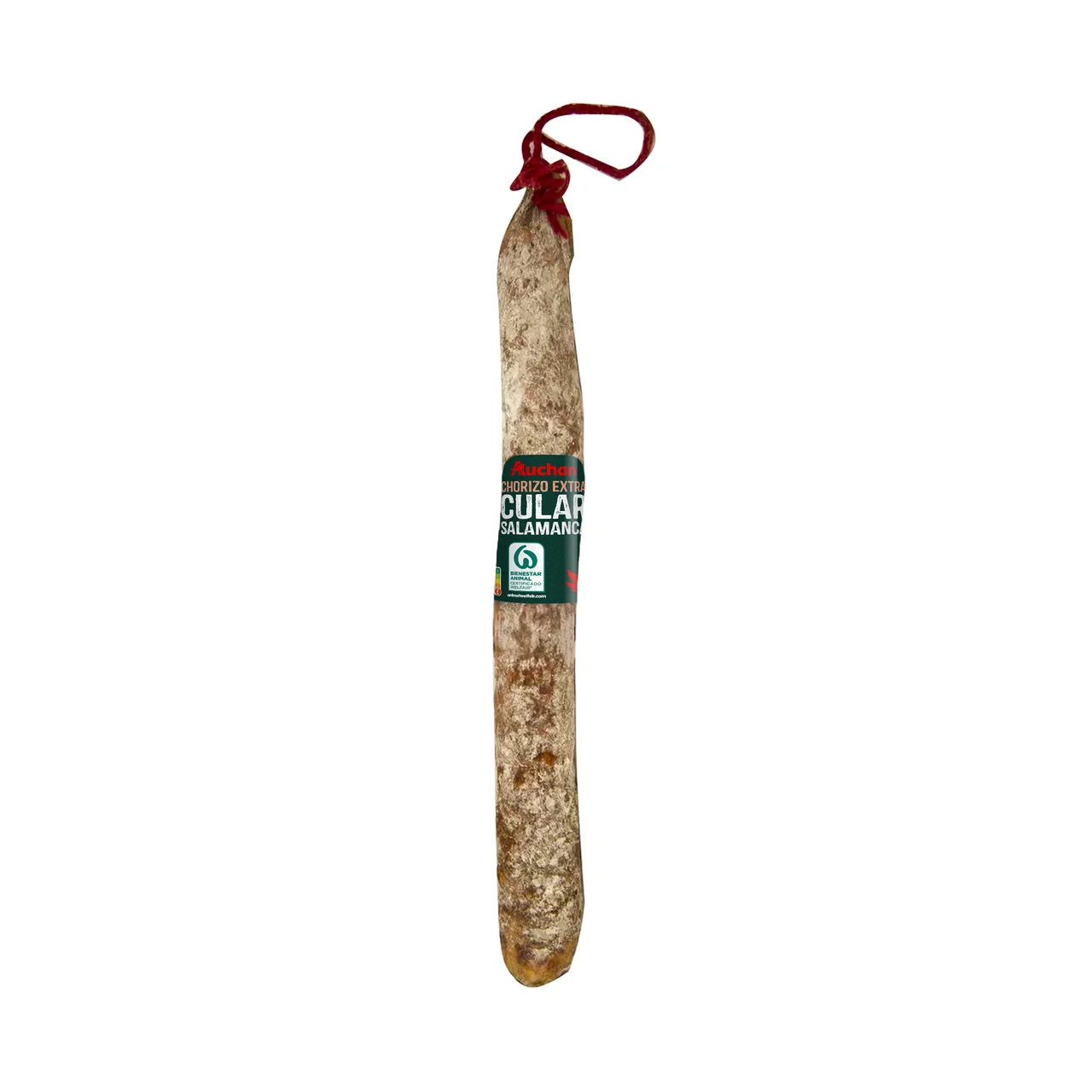AUCHAN Chorizo cular extra de Salamanca Producto Alcampo - Loncha fina 1 mm