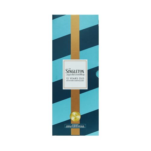 SINGLENTON Whisky single malt de 12 años, estilado madurado y embotellado en Escocia botella 70 cl.