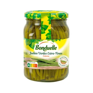 BONDUELLE Judías verdes finas frasco de 280 g.