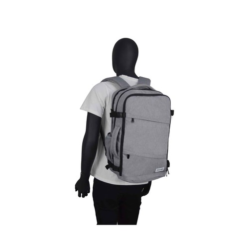 Mochila Buenos Aires L 30L, color gris AIRPORT ALCAMPO.