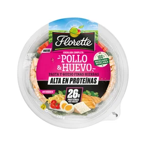FLORETTE Ensalada protéica pollo y huevo 295 g.