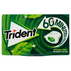 TRIDENT Chicles gragea de hierbabuena 20 g.