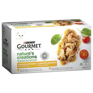 PURINA GOURMET Alimento húmedo para gatos PURINA GOURMET 4 uds. x 85 g.