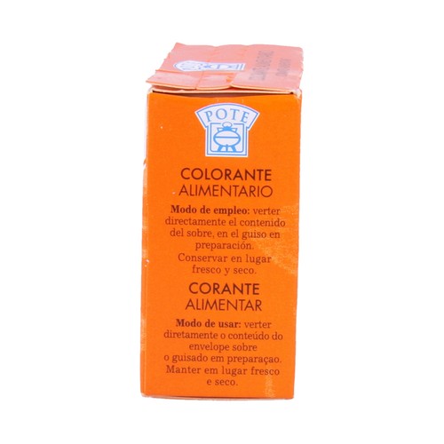 POTE Colorante alimentario sobre de 28 ud.