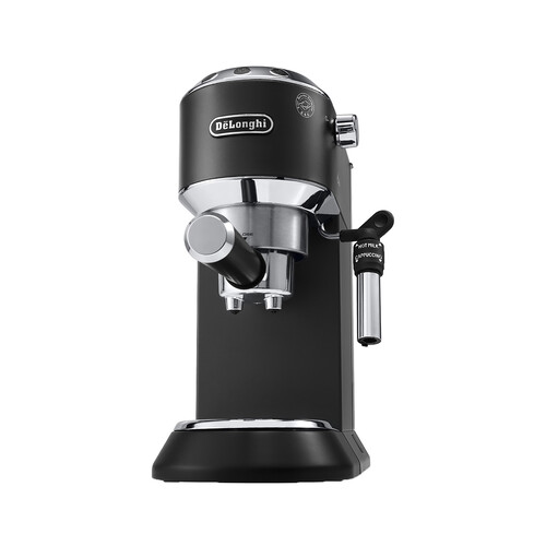 Cafetera espresso DE`LONGHI Dedica EC 685.B negra, presión 15bar, café molido o monodosis, depósito 1,3L.