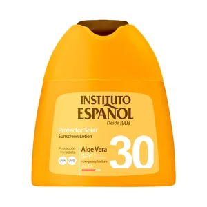 INSTITUTO ESPAÑOL Protector (Loción) solar con aloe vera y FPS 30 (alto) 100 ml.