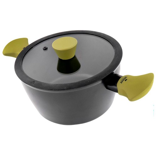 Olla 20cm, acero forjado inducción con tapa, VITRINOR Liebana Colección
