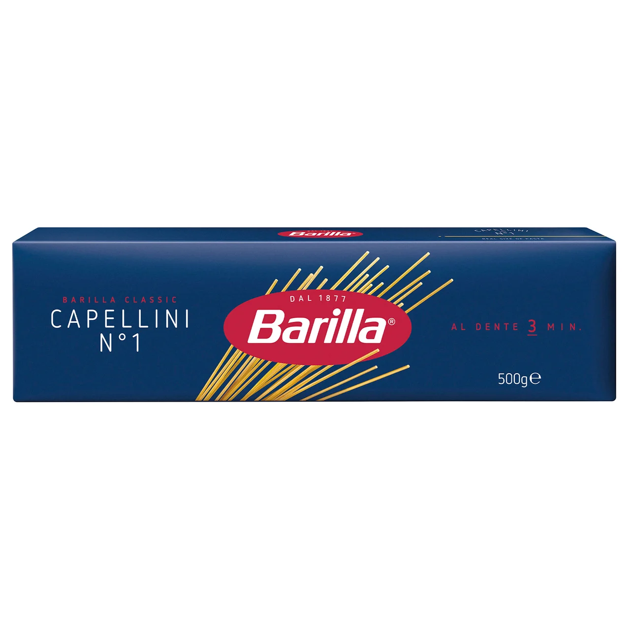 BARILLA Pasta Capellini N.1 (Espagueti) BARILLA 500 g.