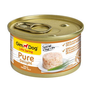 GIM DOG Alimento complementario para perros, pollo GIM DOG PURE DELIHT 85 g.