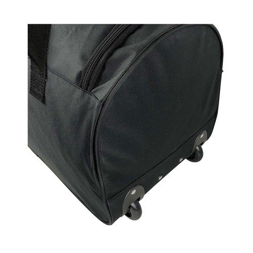 Bolsa de viaje grande con capacidad 48 litros color negro, AIRPORT ALCAMPO.