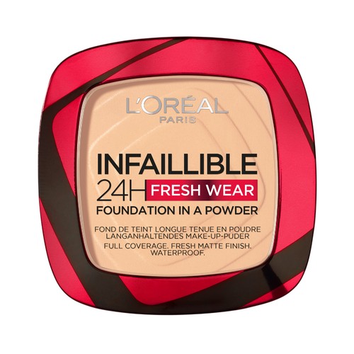L´ORÉAL PARIS Infaillible 24h fresh wear tono 040 Cashmere Base de maquillaje en polvo con acabado mate sedoso.