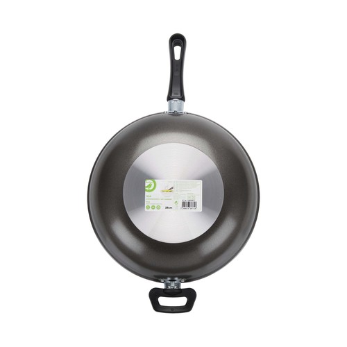 Wok de aluminio con interior antiadherente 28 cm. Vitro ESSENTIAL.