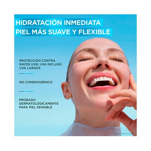 GARNIER Hyaluron invisible Fluido solar (FPS 50+) hidratante 40 ml.