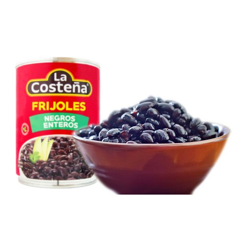 LA COSTEÑA Frijoles negros enteros 580 g.