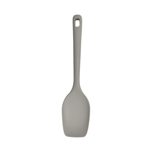 Espátula de cocina fabricada en silicona color gris, 27 cm. ACTUEL.
