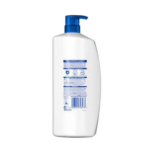 H&S Champú anticaspa y anticaída, con cafeína H&S 1 l.