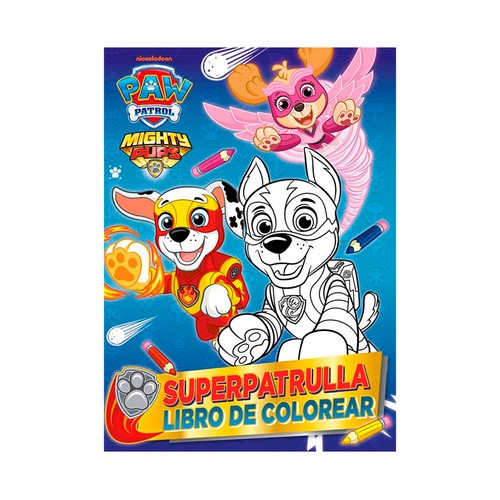 Patrulla canina superpatrulla. Libro de colorear. Nickelodeon. BEASCOA