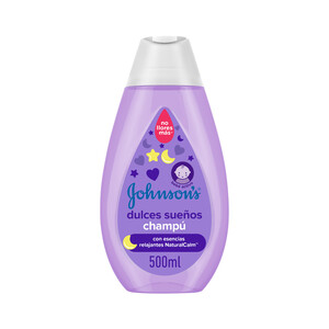 JOHNSON'S Champú con esencias relajantes, lavanda y manzanilla JONHNSON´S Dulces sueños 500 ml.
