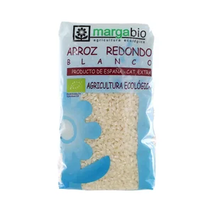 MARGABIO Arroz redondo blanco ecológico MARGABIO 1 kg.
